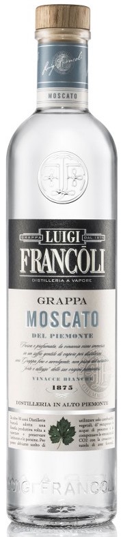 Водка виноградная Граппа Москато дель Пьемонт Луиджи Франколи 0,7л