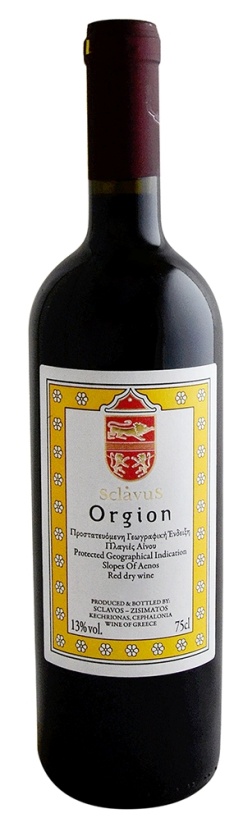 Вино Оргион Склавос Слопес оф Аэнос красное сухое 0,75л