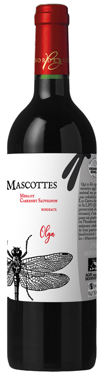 Вино Маскотт Ольга красное сухое 0,75л