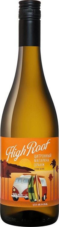Вино Хай Руф Цитронный Магарача Оранж белое сухое 0,75л