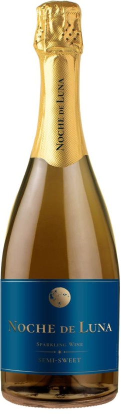 Игристое вино Ноче де Луна белое полусладкое 0,75л