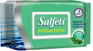 Салфетки влажные Салфети Антибактериальные 72 шт.