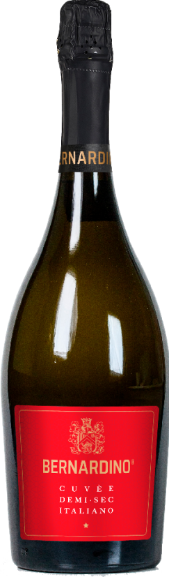 Игристое вино Бернардино Кюве белое полусухое 0,75л