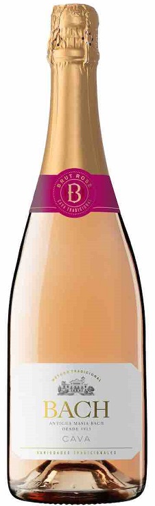 Игристое вино Кава Бах Экстрисимо Брют Розе розовое брют 0,75л