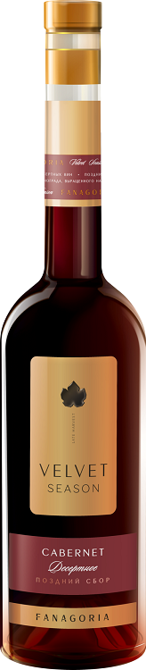 Вино Вельвет Сизон Каберне красное сладкое 0,5л