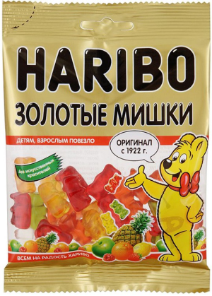 Мармелад жевательный Харибо Золотые Мишки 100г