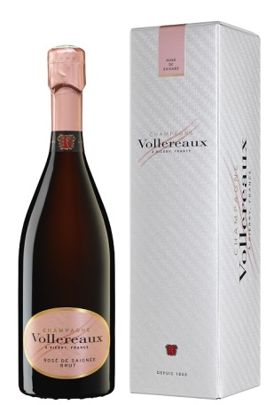Игристое вино Шампань Воллеро Розе де Сенье Брют розовое брют 0,75л п/у