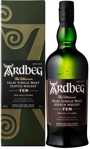 Виски Ардбег 10 лет 0,75л п/у