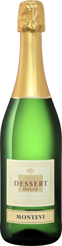 Игристое вино Монтеви Десерт Дольче белое полусладкое 0,75л