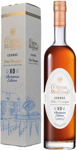 Коньяк Шато де Монтифо ХО Кристмас Эдишн Птит Шампань 0,5л п/у