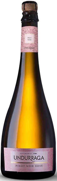 Игристое вино Ундуррага Пино Нуар Розе розовое брют 0,75л
