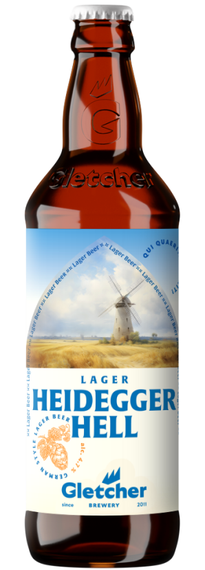 Пиво Глетчер Хайдеггер Хель 0,5л бут.
