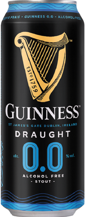 Пиво безалкогольное Гиннесс Драфт темное фильтрованное 0,44л ж/б