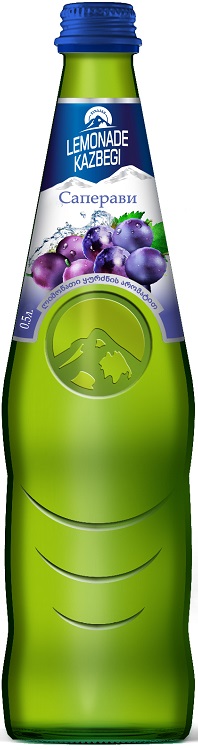 Напиток б/алк. газ. Казбеги Саперави 0,5л бут.