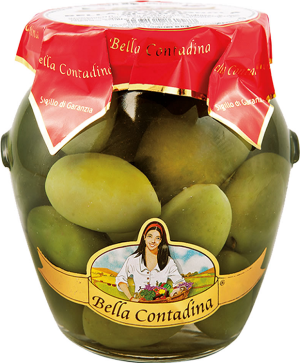 Оливки Белла Контадина зеленые с косточкой 290г