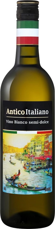 Вино Антико Итальяно белое полусладкое 0,7л