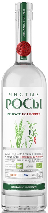 Водка Чистые Росы с перцем 0,7л