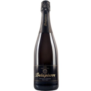 Игристое вино Кава Делапьер Этикета Негра белое полусухое 0,75л