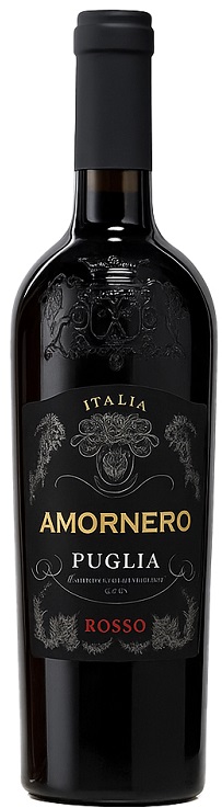 Вино Аморнеро Пулиа Россо красное полусухое 0,75л