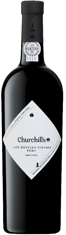 Вино ликерное Портвейн Черчилльс Лейт Боттлед Винтаж Порт красное сладкое 0,75л