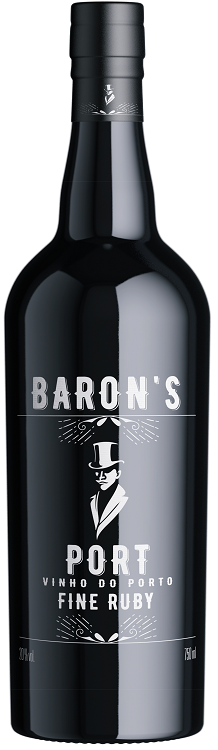Вино ликерное Портвейн Бэронс Порт Файн Руби красное сладкое 0,75л