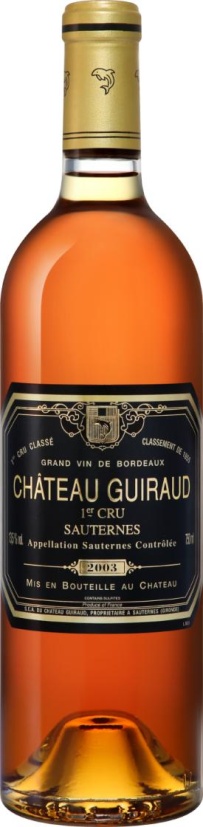 Вино Шато Гиро Премье Крю Сотерн 2003 белое сладкое 0,75л