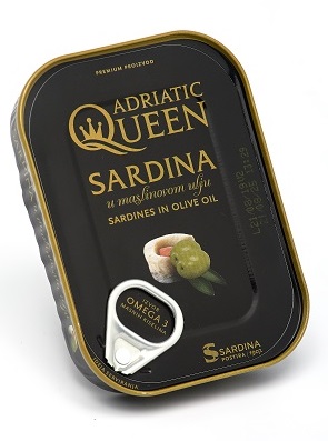 Купить Консервы рыбные Сардины Adriatic Queen в оливковом масле 105г в ...