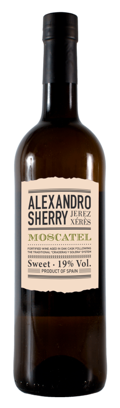 Вино ликерное Херес Алехандро Москатель 0,75л