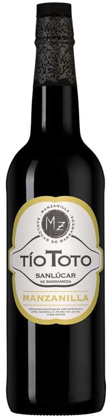 Вино ликерное Тио Тото Мансанилья белое сухое 0,75л