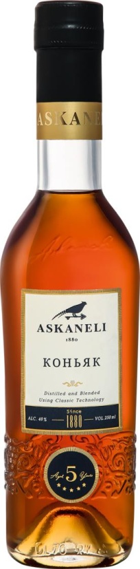 Коньяк грузинский Асканели 5 лет 0,25л 