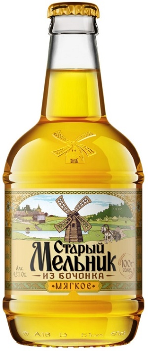 Купить Пиво Старый Мельник из Бочонка Мягкое 0,45л бут. в Санкт-Петербурге
