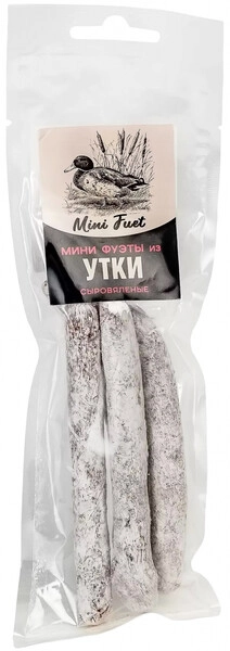 Колбаски сырокопченые Мини Фуэт Охота Из Утки 80г