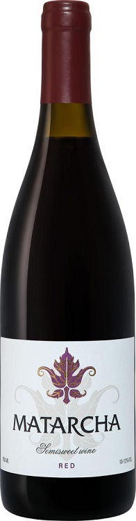 Вино Матарча красное полусладкое 0,75л