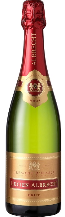 Игристое вино Креман д Эльзас Люсьен Альбрешт белое брют 0,75л