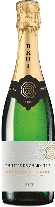 Игристое вино Креман де Луар Ф. де Шармилль белое брют 0,75л