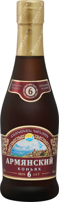 Коньяк армянский Веди Алко 6 лет 0,25л 