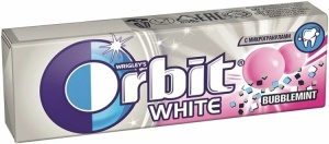 Жевательная резинка Орбит Белоснежный Бабблеминт 13,6г