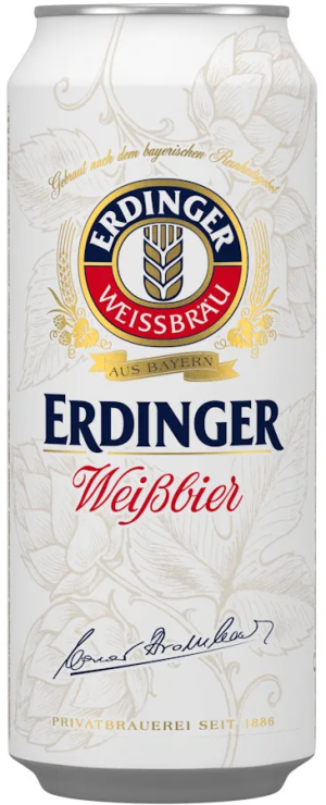 Пиво Эрдингер Вайсбир 0,5л ж/б