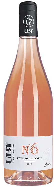 Вино Кот де Гасконь Юби №6 Розе розовое сухое 0,75л