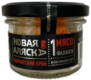 Мясо первой фаланги Камчатский краб Новая аляска 105г ст/б
