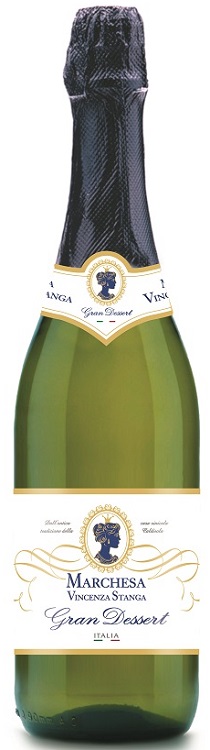 Игристое вино Маркеза Винченца Станга Гран Дессерт белое сладкое 0,75л