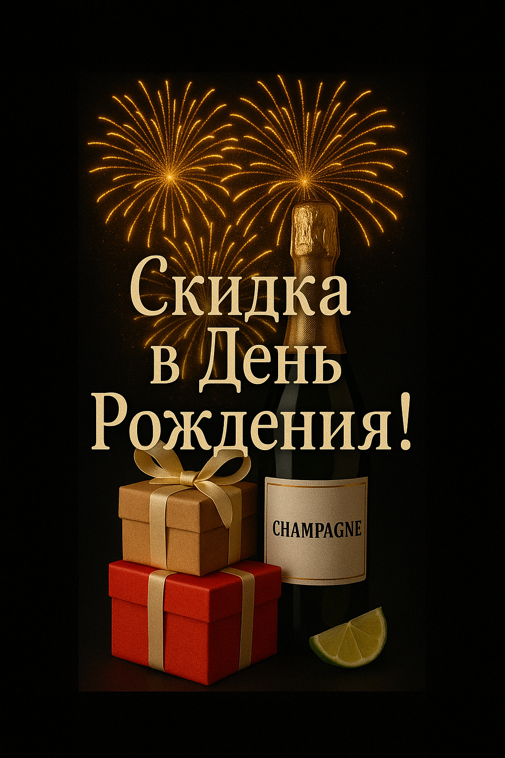 Скидка в День рождения! Скидка в День рождения!