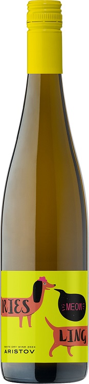Вино Аристов Рислинг белое сухое 0,75л