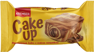 Кекс Krember Cake Up мраморный с какао начинкой 50г