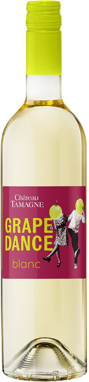 Вино Шато Тамань Грейп Дэнс белое сухое 0,75л