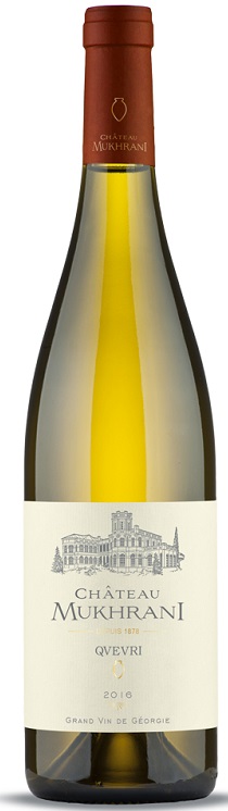 Вино Шато Мухрани Квеври белое сухое 0,75л