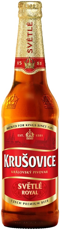 Пиво Крушовице Роял светлое 0,45л бут.