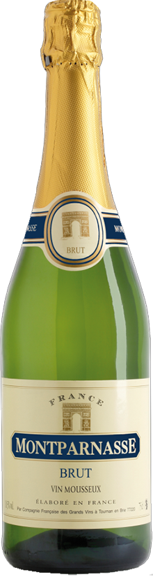 Игристое вино Монпарнас белое брют 0,75л