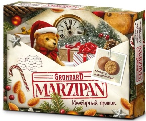 Конфеты Грондард Марципановые Имбирный Пряник 115г 