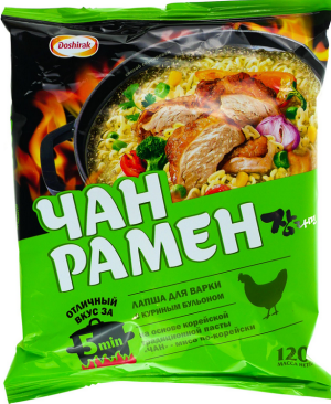 Лапша Доширак Чан Рамен с куриным бульоном 120г